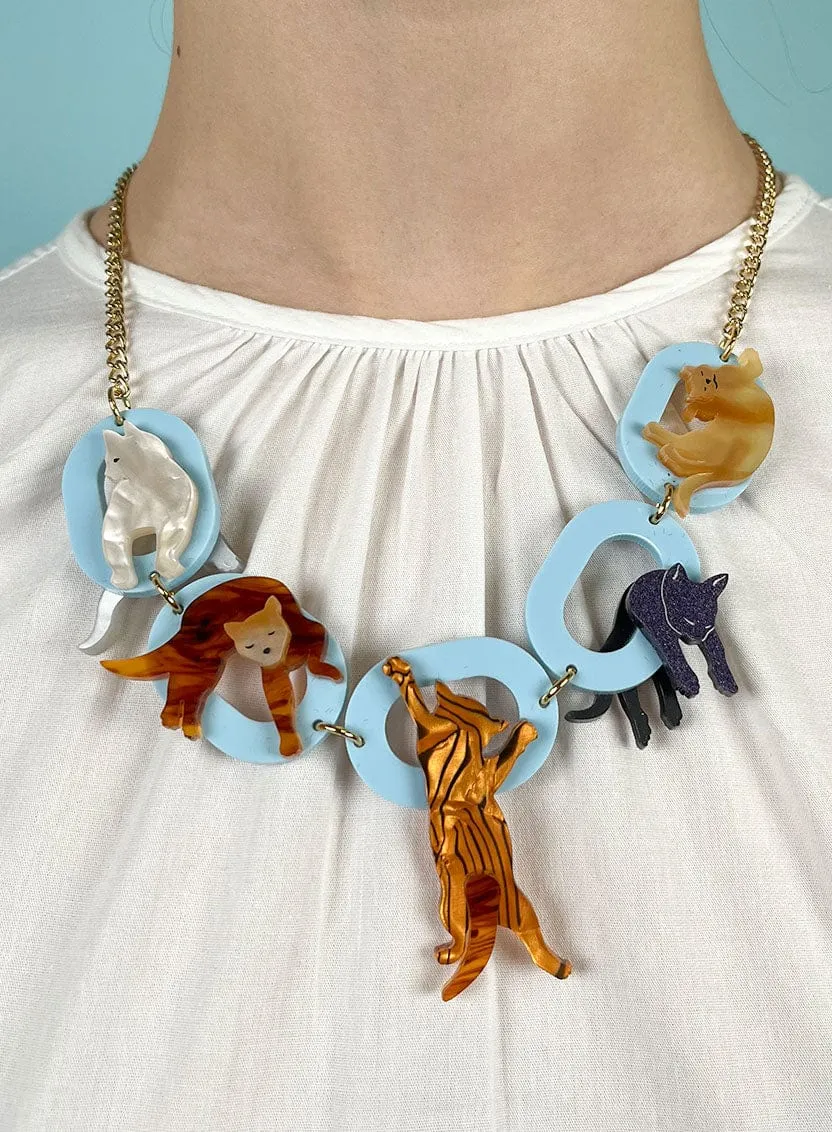 Little Cats Chain Necklace