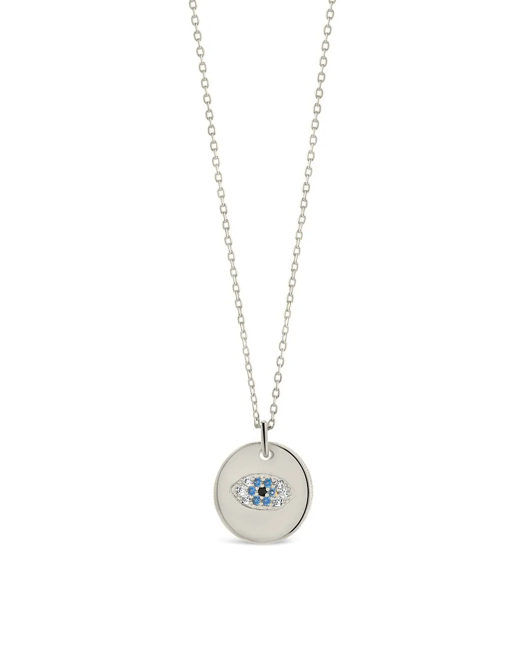 Madison CZ Evil Eye Pendant Necklace