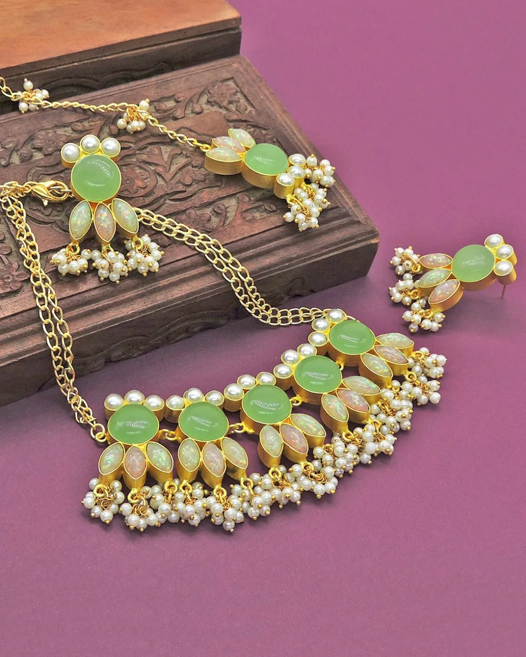 Margaret Necklace & Earrings Set