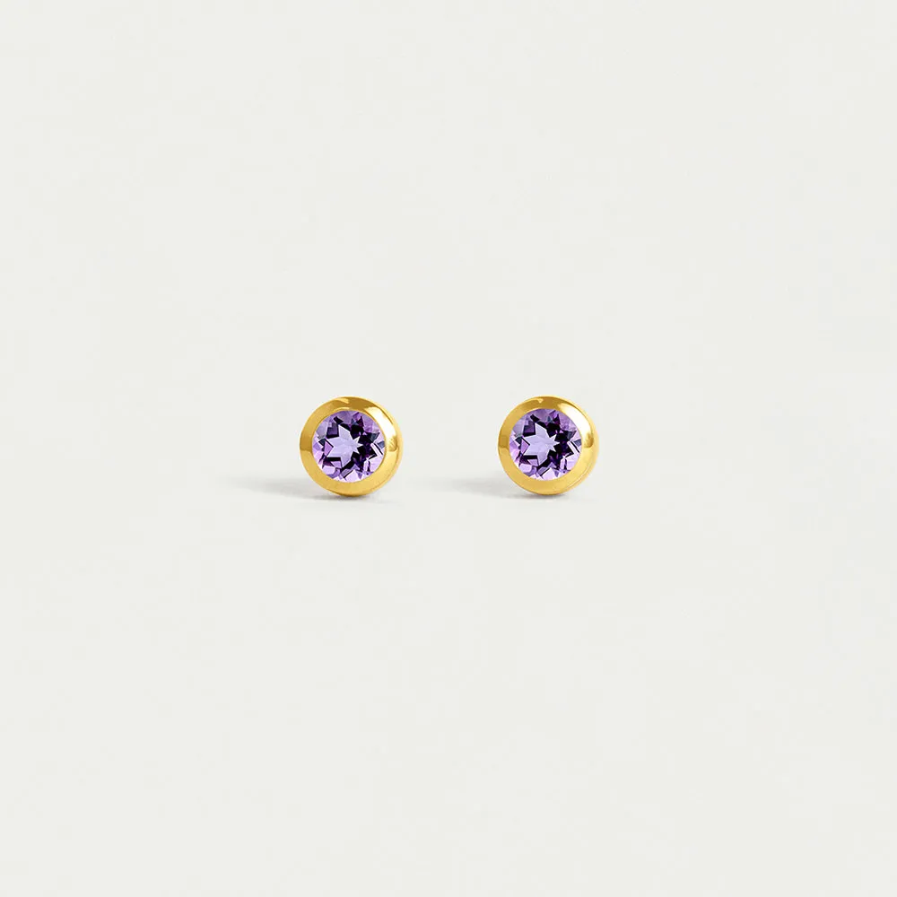 Mini Birthstone Studs