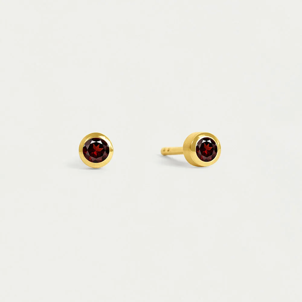 Mini Birthstone Studs