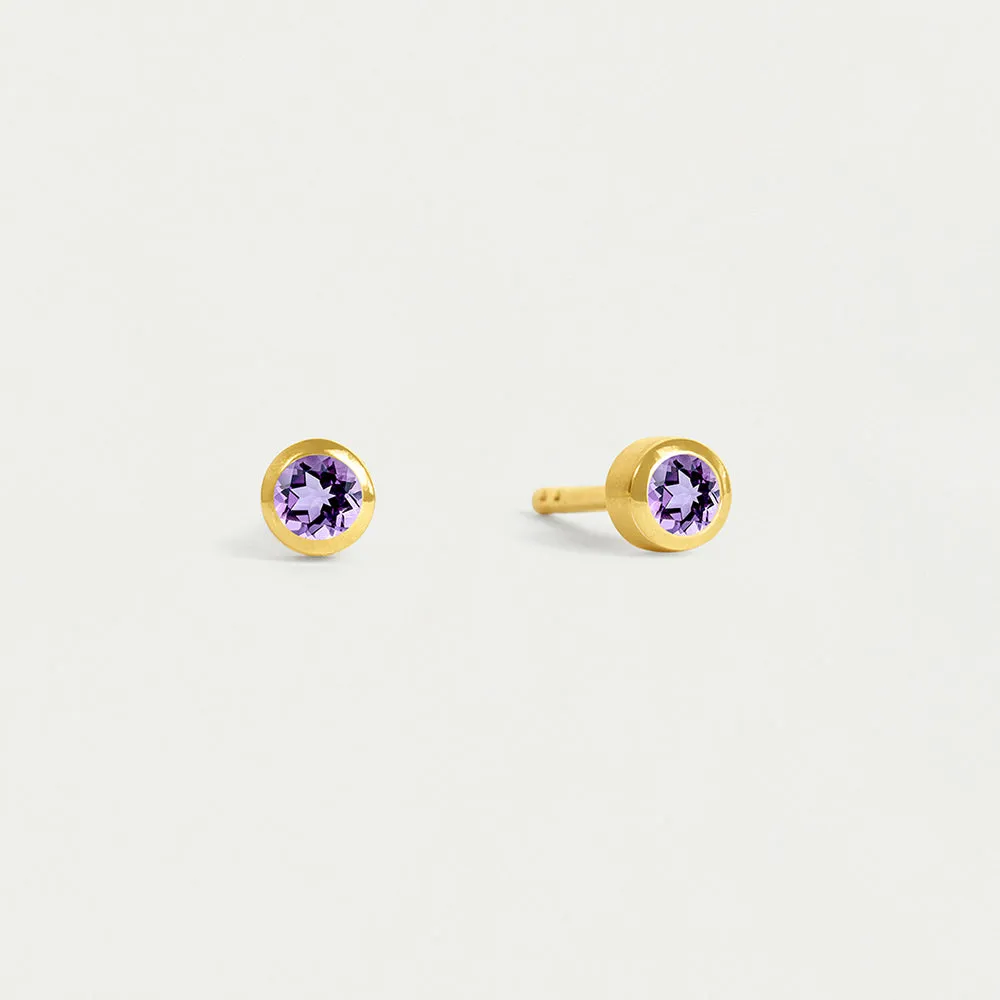 Mini Birthstone Studs