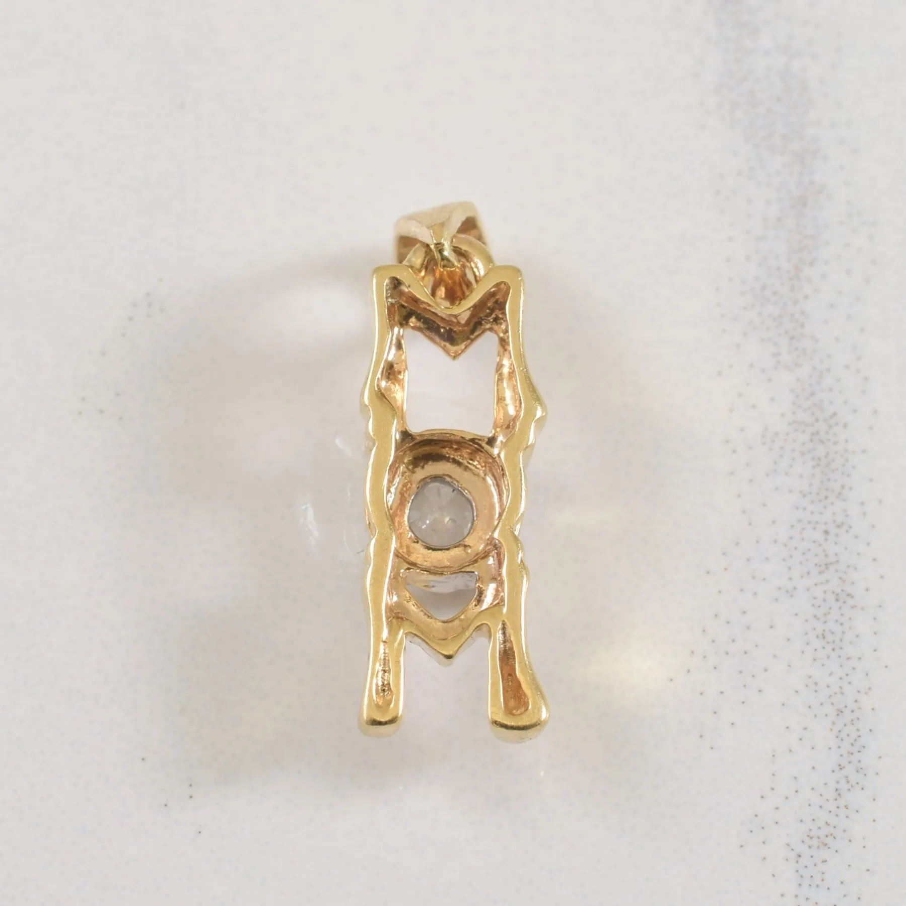 'MOM' Diamond Pendant | 0.06ctw |