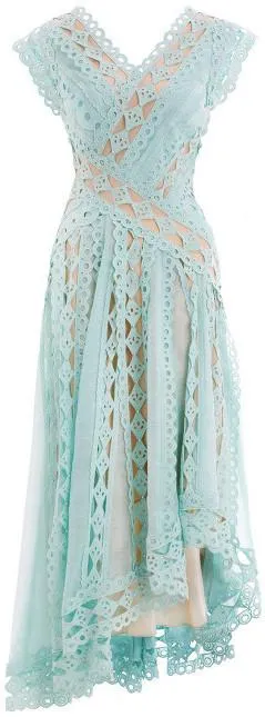 'Moncur' Studded Dress,Light Blue