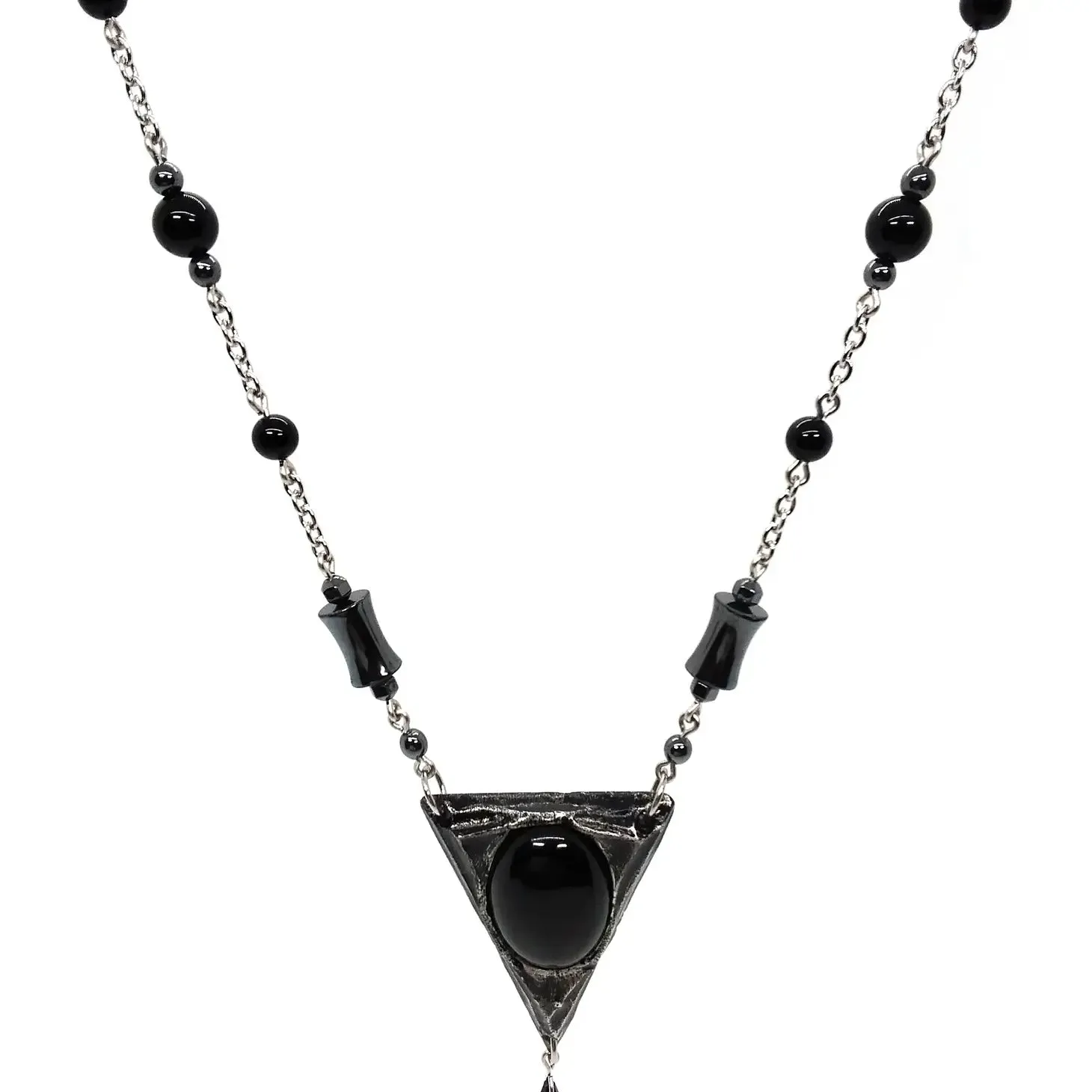 Onyx Triad Necklace