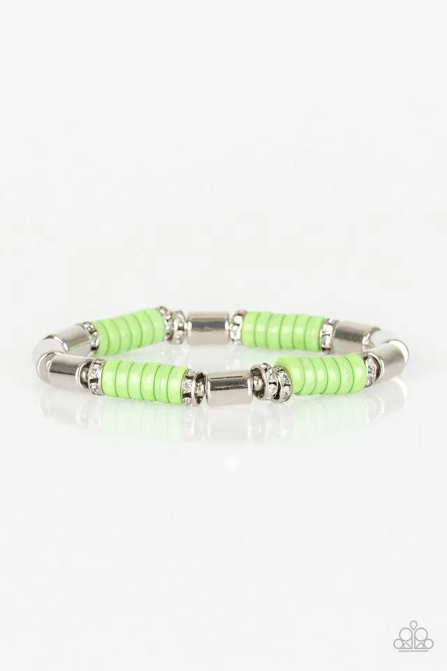 Paparazzi Bracelet ~ Whimsical Wanderer - Green