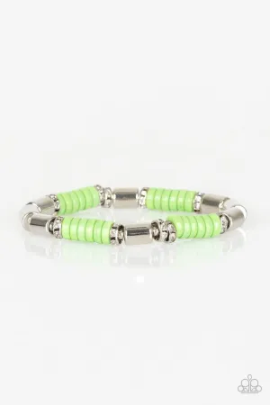 Paparazzi Bracelet ~ Whimsical Wanderer - Green