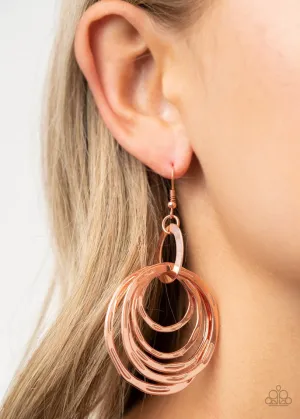 Paparazzi Earring ~ Ringing Radiance - Copper