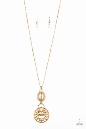 Paparazzi Hook, VINE, And Sinker - Gold Necklace