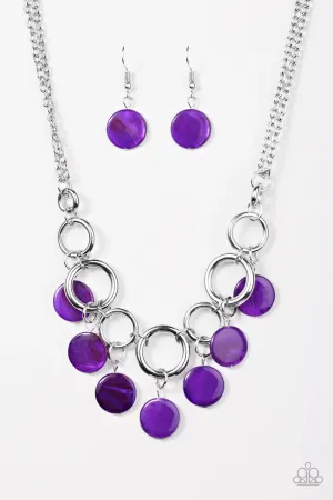 Paparazzi Necklace ~ Coastal Adventure - Purple