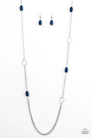 Paparazzi Necklace ~ Colorfully Casual - Blue