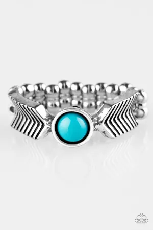 Paparazzi Ring ~ Awesomely ARROW-Dynamic - Blue