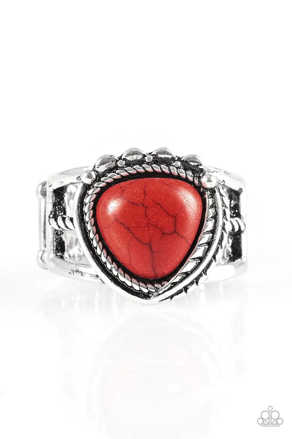 Paparazzi Ring ~ Cliff Climber - Red