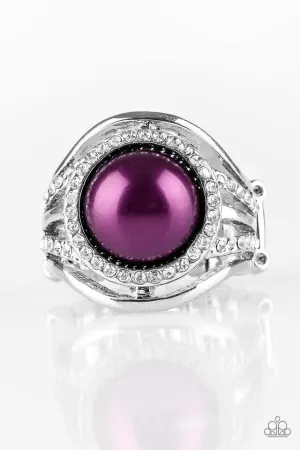 Paparazzi Ring ~ Pampered In Pearls - Purple