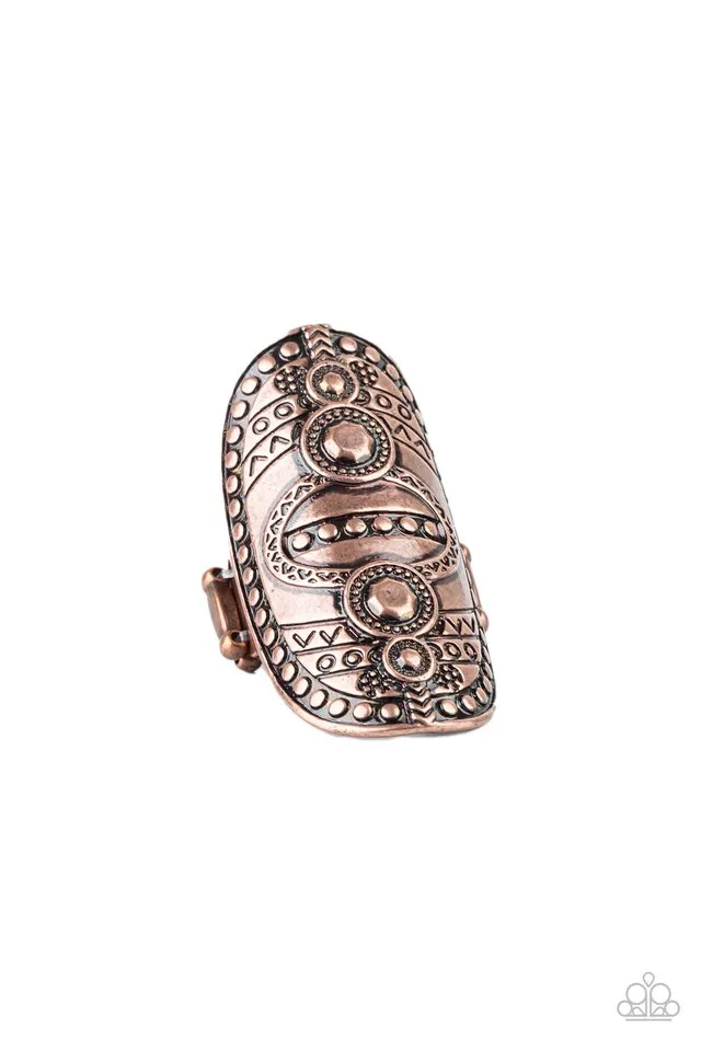 Paparazzi Ring ~ Tiki Trail - Copper