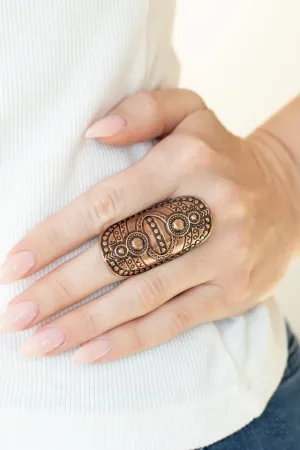 Paparazzi Ring ~ Tiki Trail - Copper