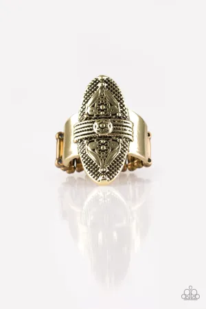 Paparazzi Ring ~ Tonga Tour - Brass