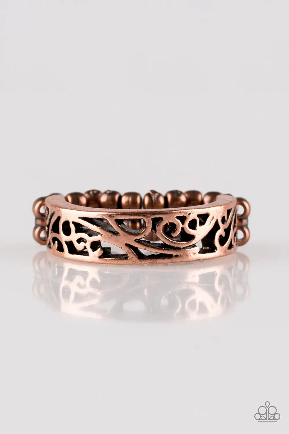 Paparazzi Ring ~ Wandering Wisteria - Copper