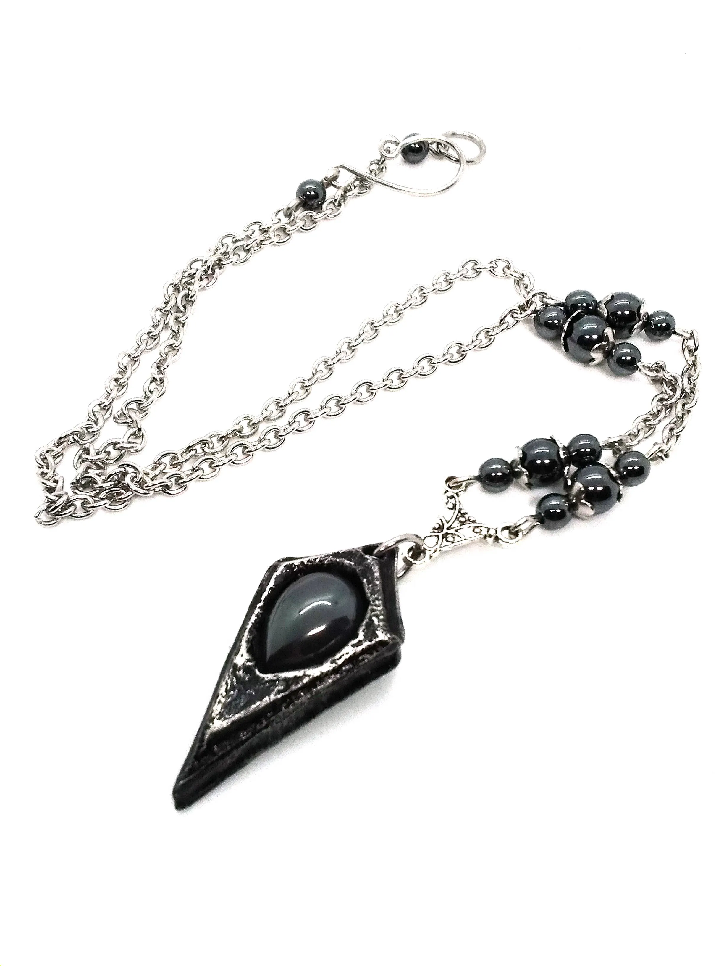 Pendulum Necklace with Stone Options