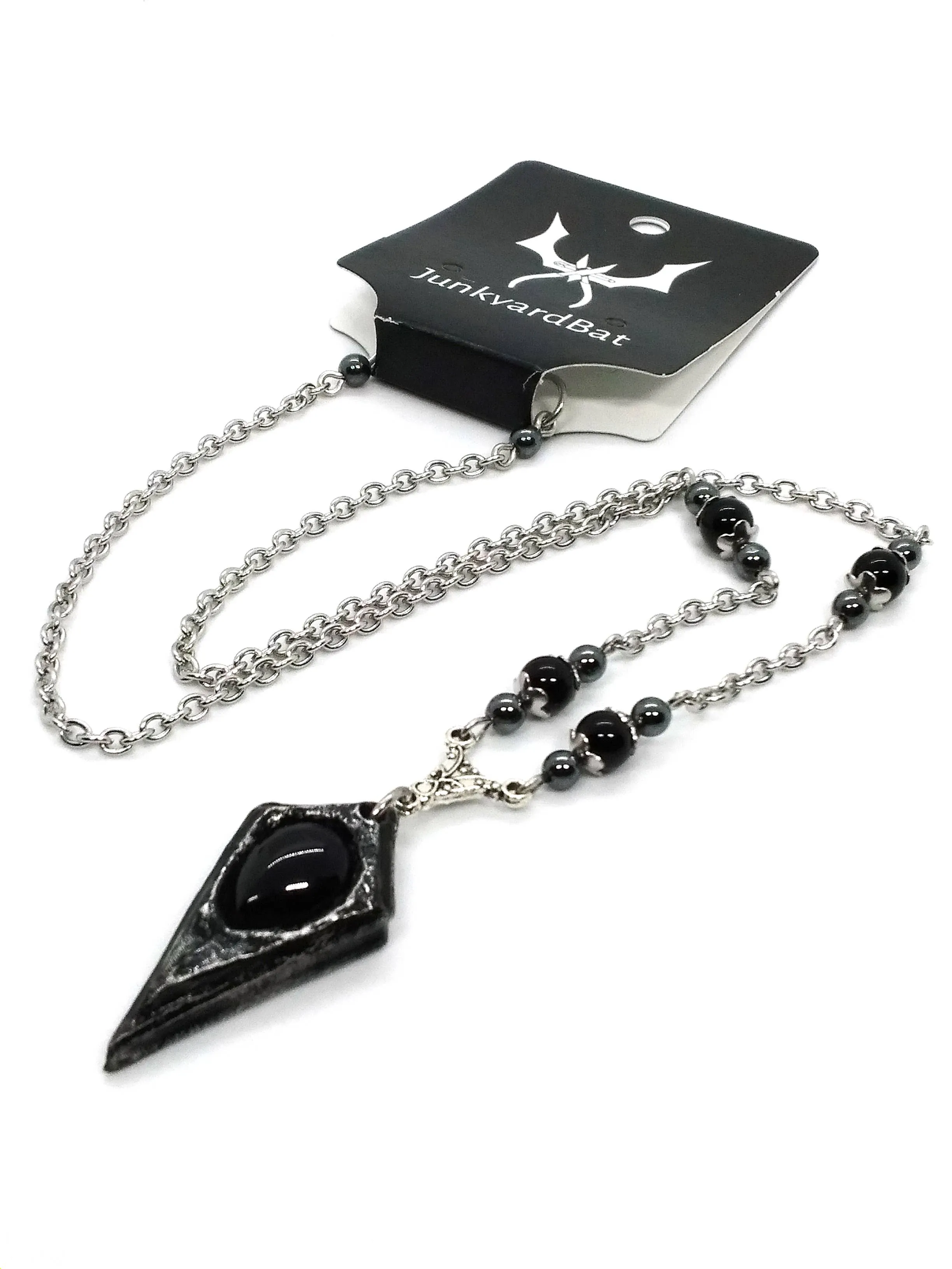 Pendulum Necklace with Stone Options