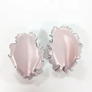 Pink Peony Earrings