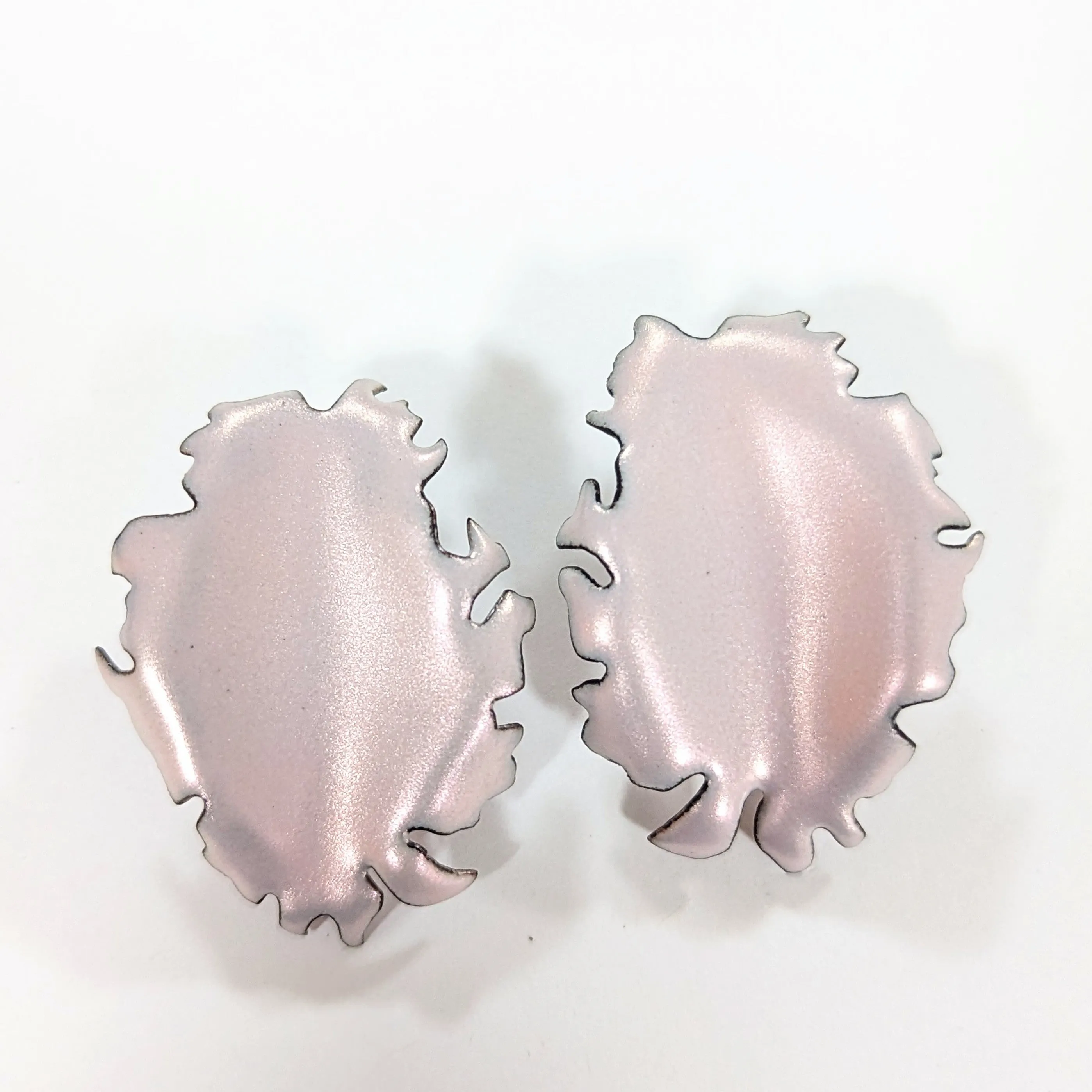 Pink Peony Earrings