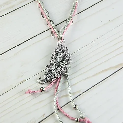 Rodeo Bling Necklace- Rose