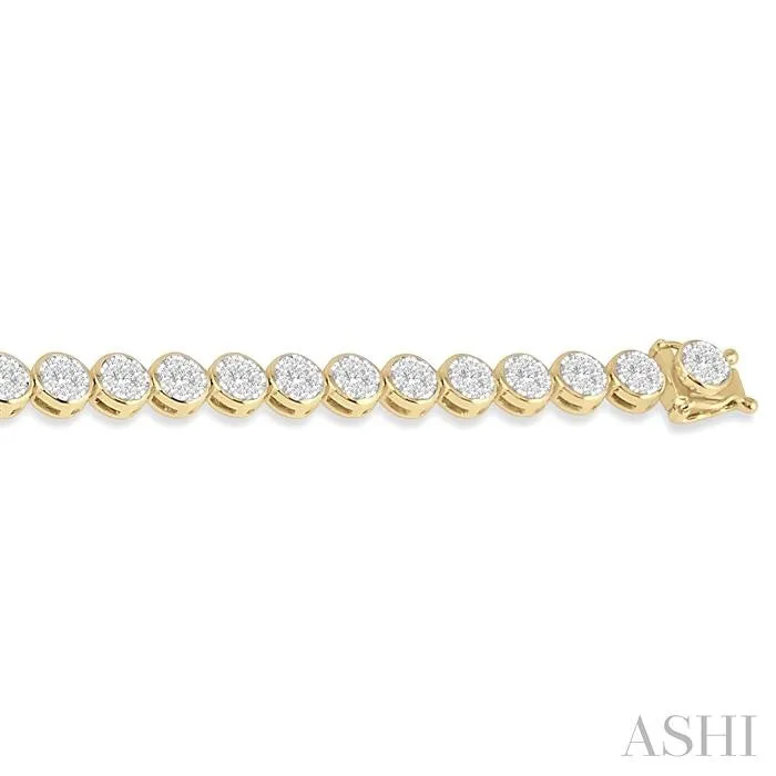 ROUND SHAPE LOVEBRIGHT ESSENTIAL DIAMOND BRACELET