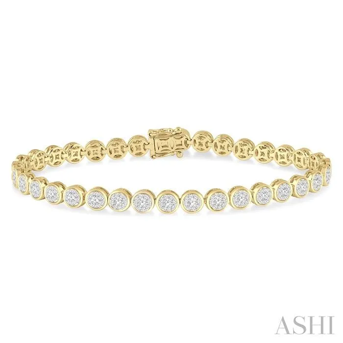 ROUND SHAPE LOVEBRIGHT ESSENTIAL DIAMOND BRACELET