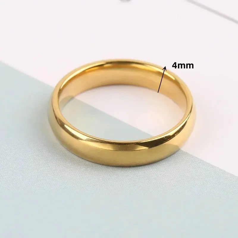 Simple Titanium Steel Couple Rings Decompression Anti-anxiety Rotating Ring for Men Embossed Great Wall Pattern Jewelry Gifts