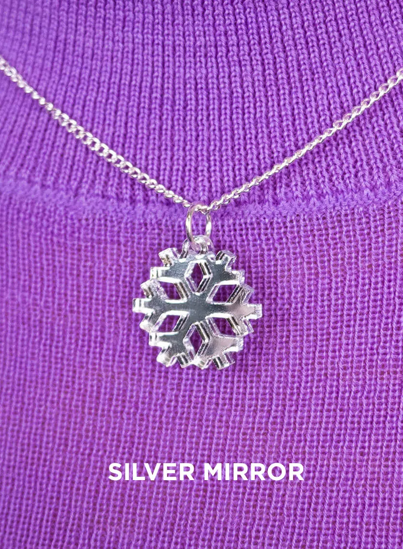 Snowflake Charm Pendant