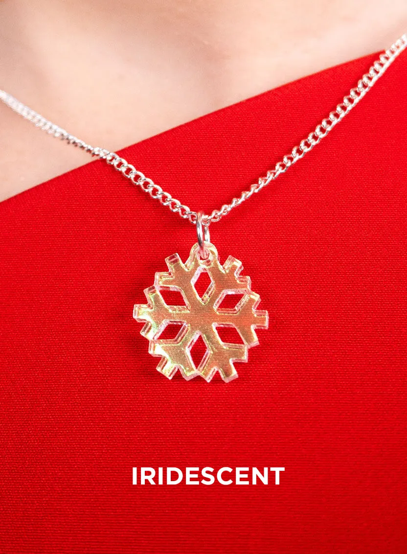 Snowflake Charm Pendant