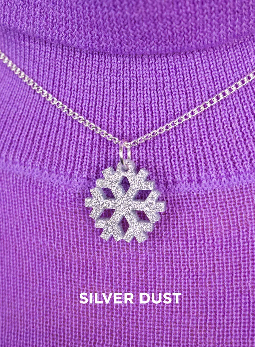 Snowflake Charm Pendant