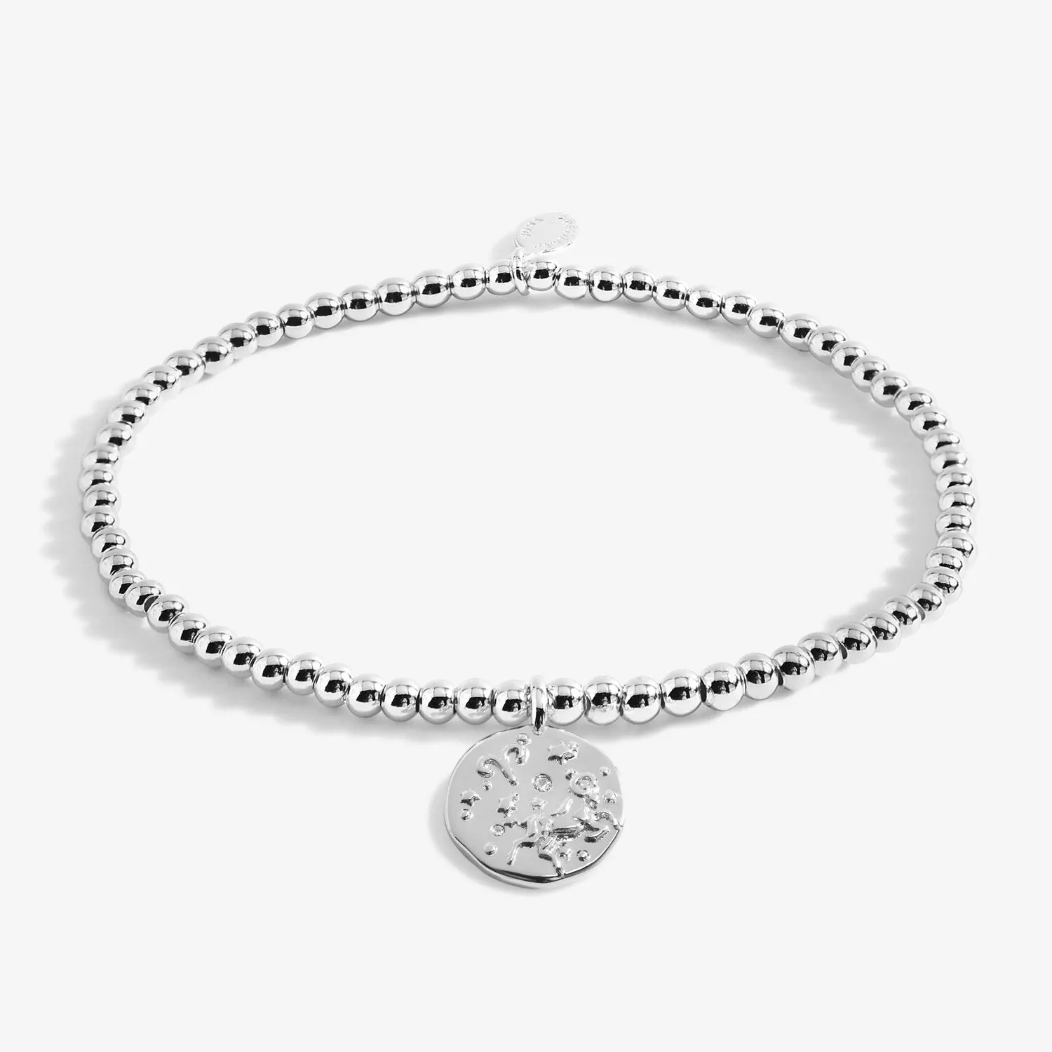 Star Sign A Little 'Aries' Bracelet In Silver Plating