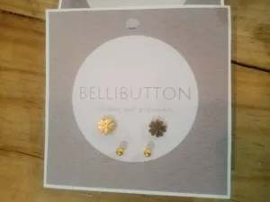 Two Pairs Gold Studs